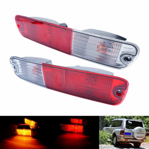 Pair rear bumper - pair, reflector