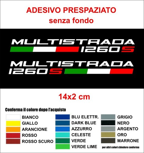 Ducati multistrada stickers - stickers, 2