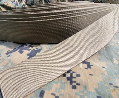 Tan milspec webbing 5 - 1.5, inch