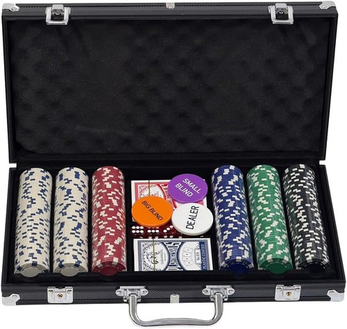 Black edition 300pc poker chip - 300pc,
