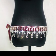 Belt Crystal Tassels Wedding Party Dance Women Diamante Rhinestone Chain Charm