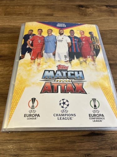 Topps match attax - 22/23, binder