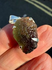 Moldavite Crystal Pendant