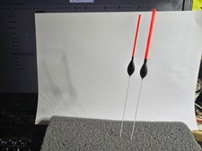 2 hand made paste pole float ( large )  1.5mm amd 3mm