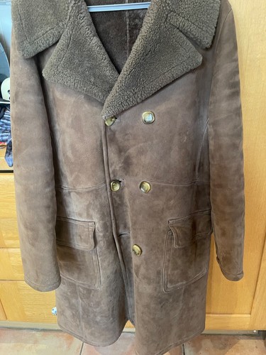 Vintage sheepskin coat men - sheepskin, coat..men