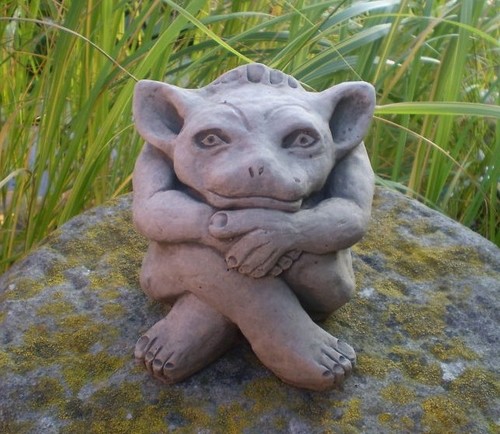 Stone garden baby - stone,