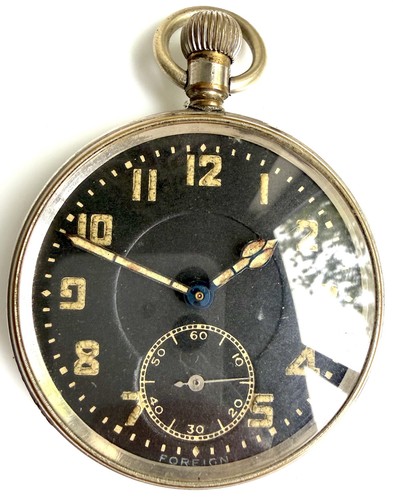 Pocket watch silver antique - pocket,