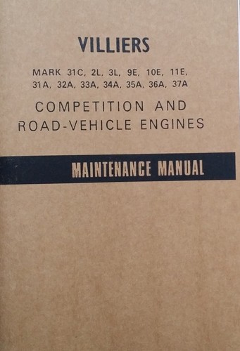 Villiers motorcycle manual 31c - villiers,