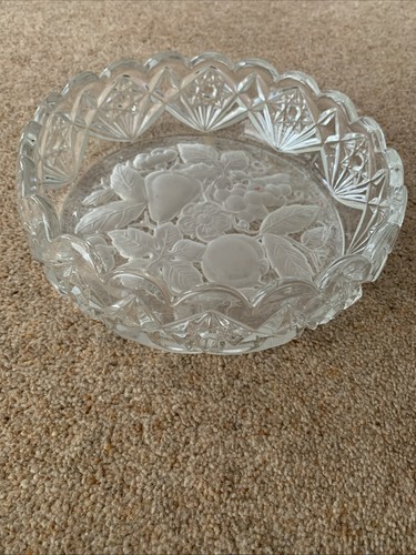 Vintage pressed glass fruit - vintage,