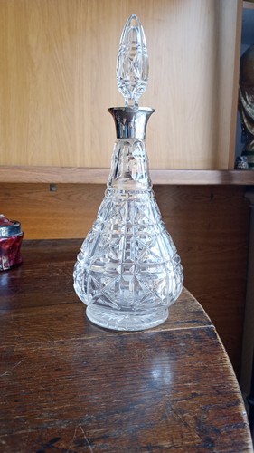 Art deco silver cut - art, glass