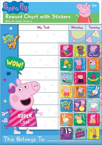 Peppa pig reward chart - pig,