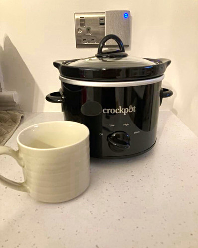 Crock pot black slow - slow, cooker