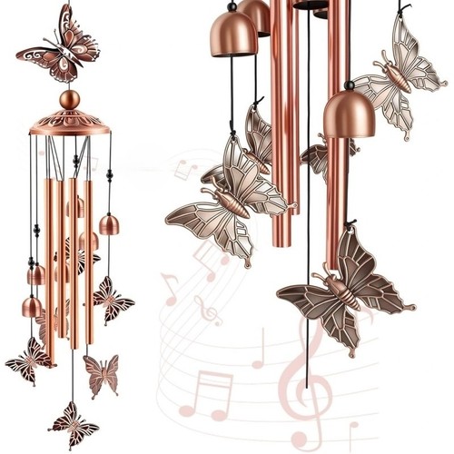 Garden butterfly windchimes - garden,