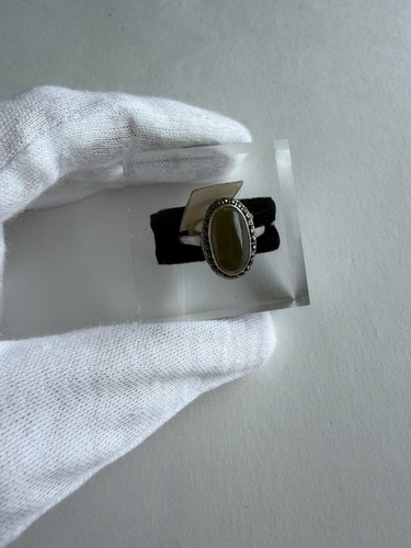 Vintage sterling silver oval - sterling,