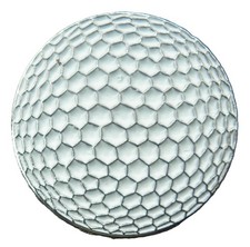 Golf Ball Pin Badge Golfer