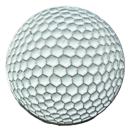 Golf ball pin - ball,