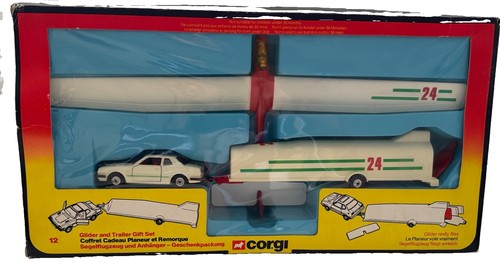 Corgi toys glider and trailer - glider,