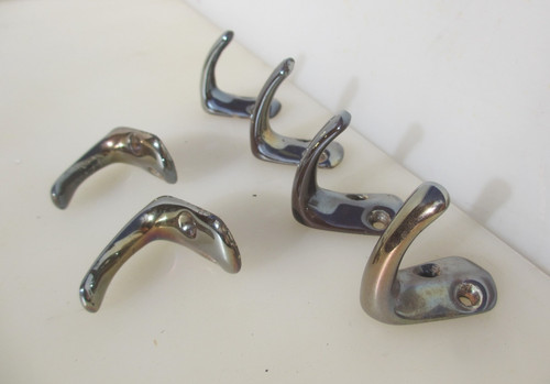 Vintage iron coat hooks - vintage,