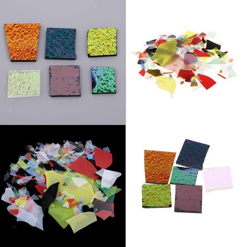 56g assorted dichroic glass - assorted,