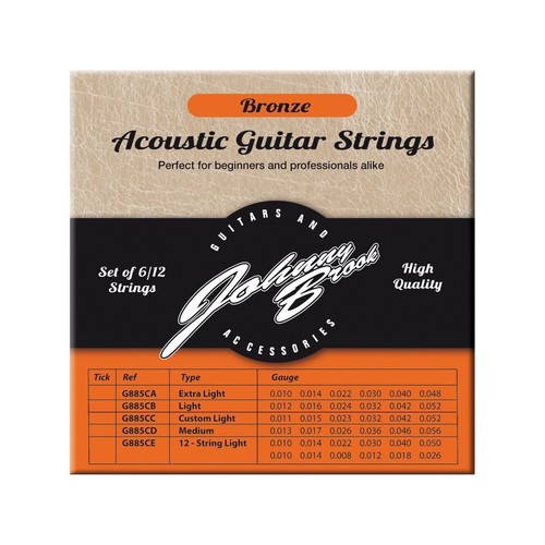 Bronze acoustic guitar strings - bronze,