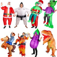 Adults Inflatable Costume Funny Christmas Halloween Fancy Dress Party One Size