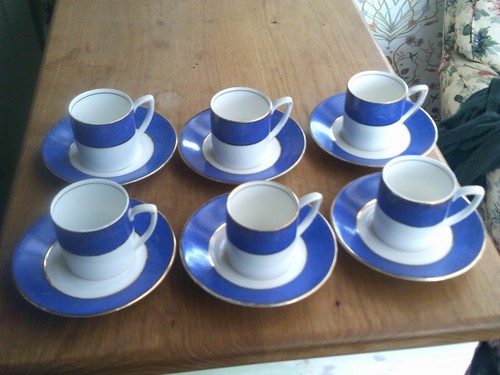 Grafton china 1930s - grafton, blue