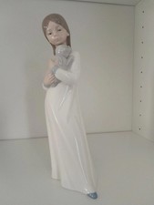 NAO by Lladro Girl with Dog
