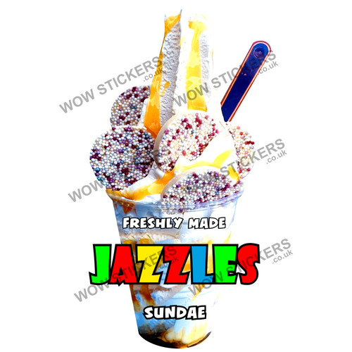 Ice cream van sticker jazzles - ice,