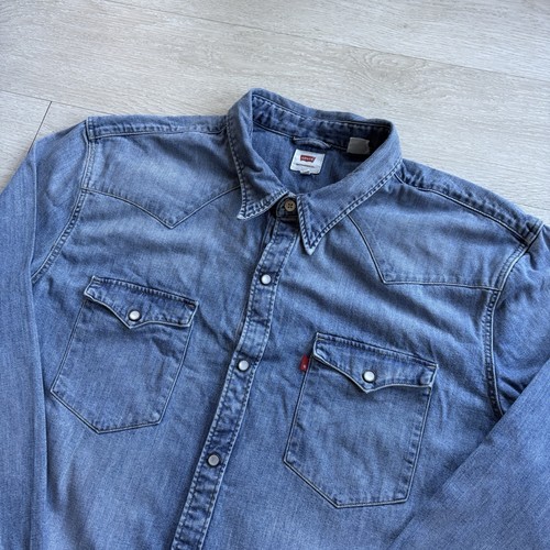 Levi western denim shirt - western,