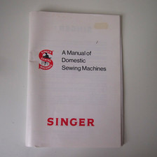 Vintage Singer Sewing Machine Book 'A Manual Of Domestic Sewing Machines'
