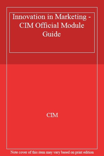 Innovation marketing cim - innovation,