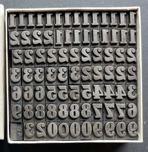 Letterpress type 36pt - letterpress,
