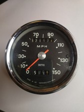  VINTAGE Black Face 150Mph SMITHS Speedo Speedometer GOOD CONDITION