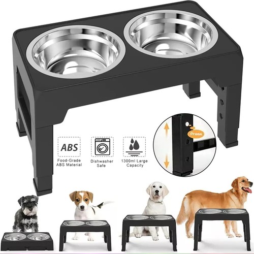 Adjustable dog bowl stand - adjustable,