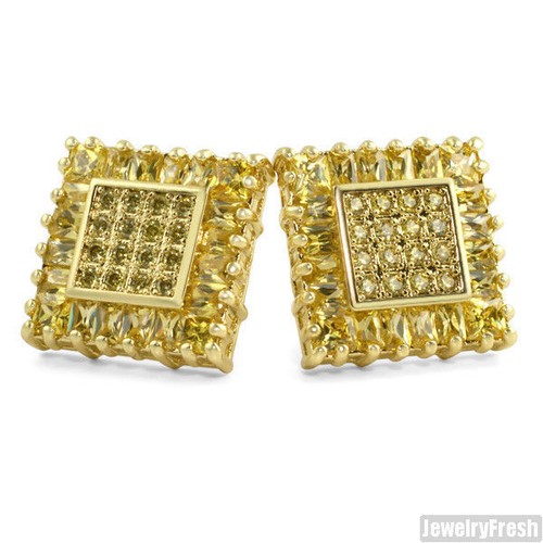 Gold canary baguette border - gold,