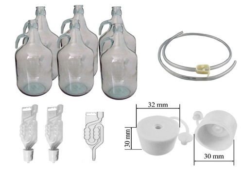 Glass demijohn for - for, home