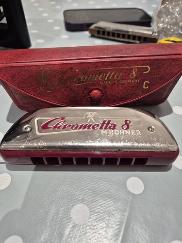 Vintage hohner chrometta 8 - m.,