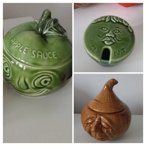 Vintage pottery vegetable - vintage,
