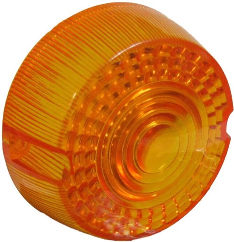 Indicator lens front - front, amber