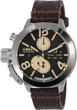 U-Boat 9567 CLASSICO 45 TUNGSTENO CAS1 Automatic silver black brown Men's Watch