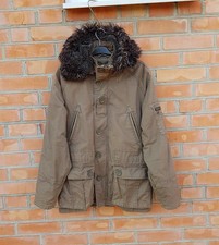 Nigel Cabourn Utility Men's Heavy Cotton Insulated Hooded Parka Jacket sz M