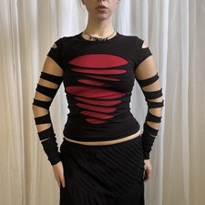 Y2k Punkyfish Long Sleeve Top