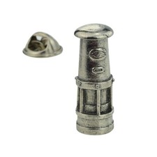 Welsh Davy Lamp Pewter Lapel