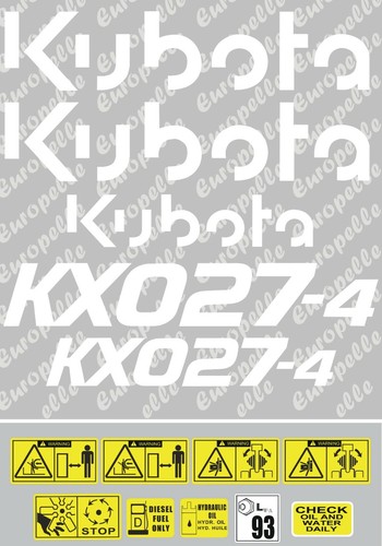 Decal sticker graphics set - set, for
