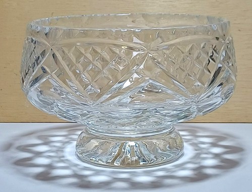 Tutbury crystal footed base - crystal,