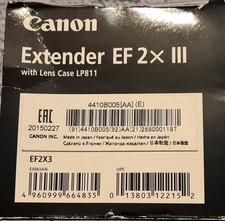 Canon Extender EF 2X Mark III