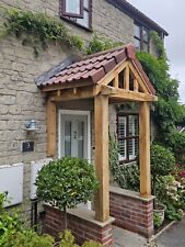 SOLID OAK PORCH MADE TO MEASURE TO YOUR SIZES "THE WORCESTER" - Solid oak porch