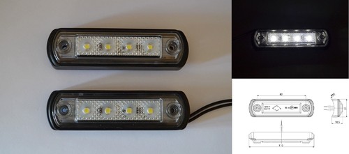 Front marker led lamps - front,