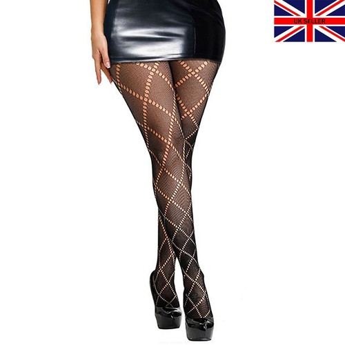 Womens black diamond patterned - womens,