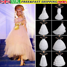 UK Wedding Petticoat/Bridal Hoop Hoopless Crinoline Prom Underskirt/Fancy Skirt